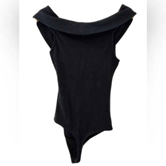 Abercrombie & Fitch Off Shoulder Bodysuit - Black - Size S - Picture 2 of 2